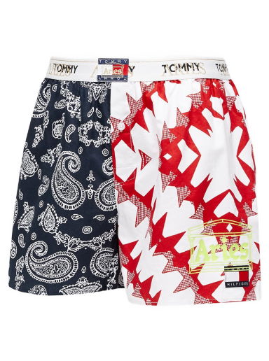 Боксерки Tommy Hilfiger x Aries Cotton Woven Boxer Червено | UM0UM02953 0KD