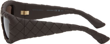 Слънчеви очила Bottega Veneta Intrecciato Rectangular Sunglasses Кафяво | BV1303S-007, 2