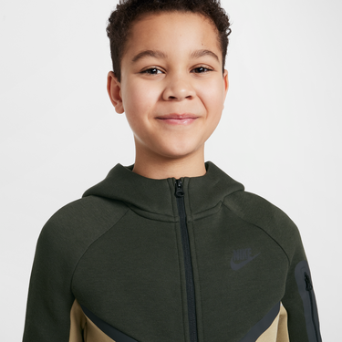 Суитчър Nike Nike Sportswear Tech Fleece Full-Zip Hoodie Бежово | HV5867-298, 2