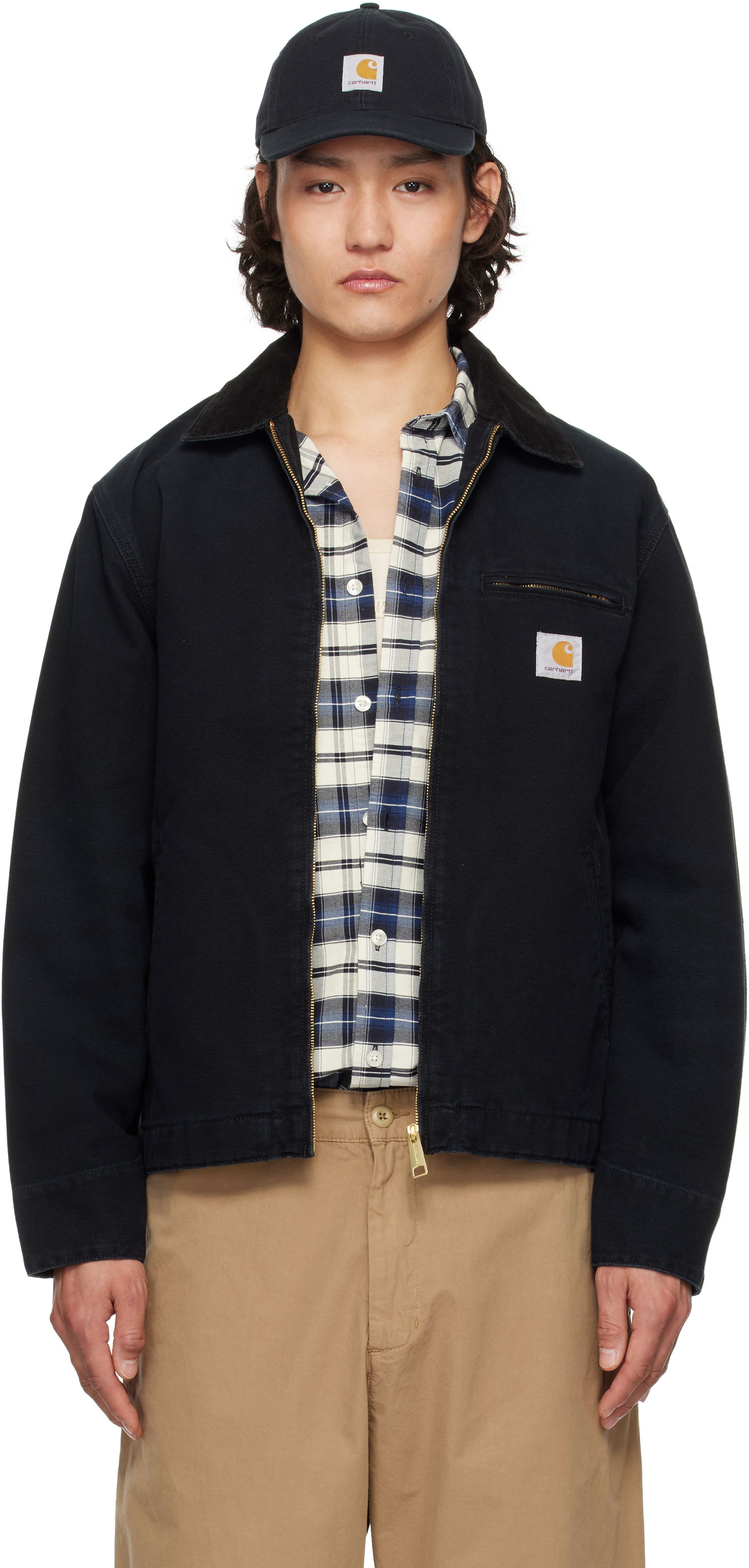Яке Carhartt WIP Detroit Zip-Up Jacket Черно | I034819, 0