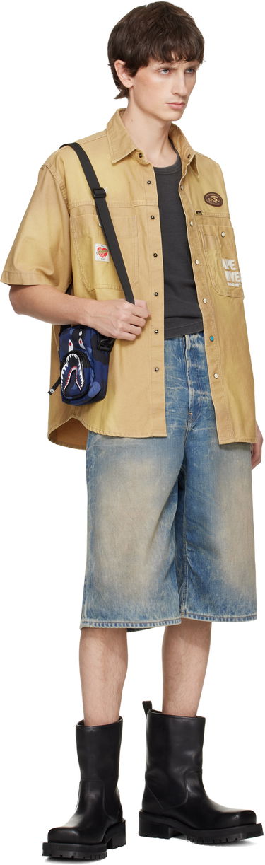 Чанта през рамо BAPE Color Camo Shark Mini Pouch Многоцветен | 001SGL801002M, 3