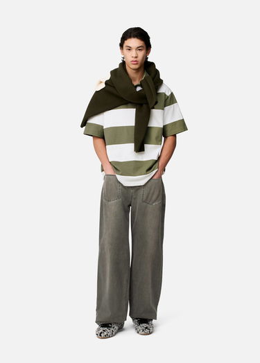 Поло тениска AXEL ARIGATO Short-Sleeve Striped Polo T-Shirt Многоцветен | A3798002, 4