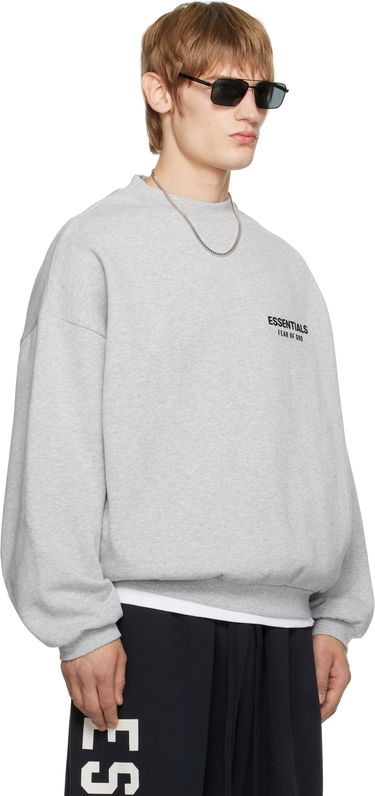 Пуловер Fear of God Fear of God ESSENTIALS Fleece Crewneck Sweatshirt Сиво | 192HO246268F, 1