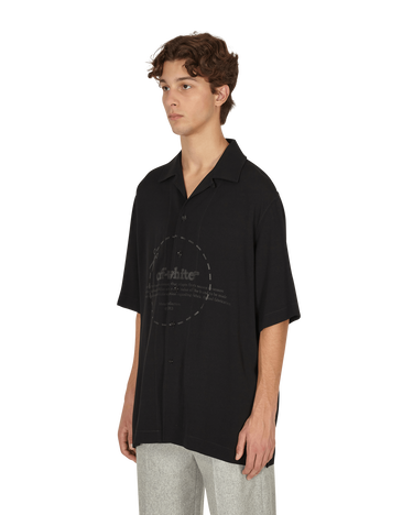 Риза Off-White Cut Here Logo Holiday Shirt Black Черно | OMGA196F21FAB002 1010, 3