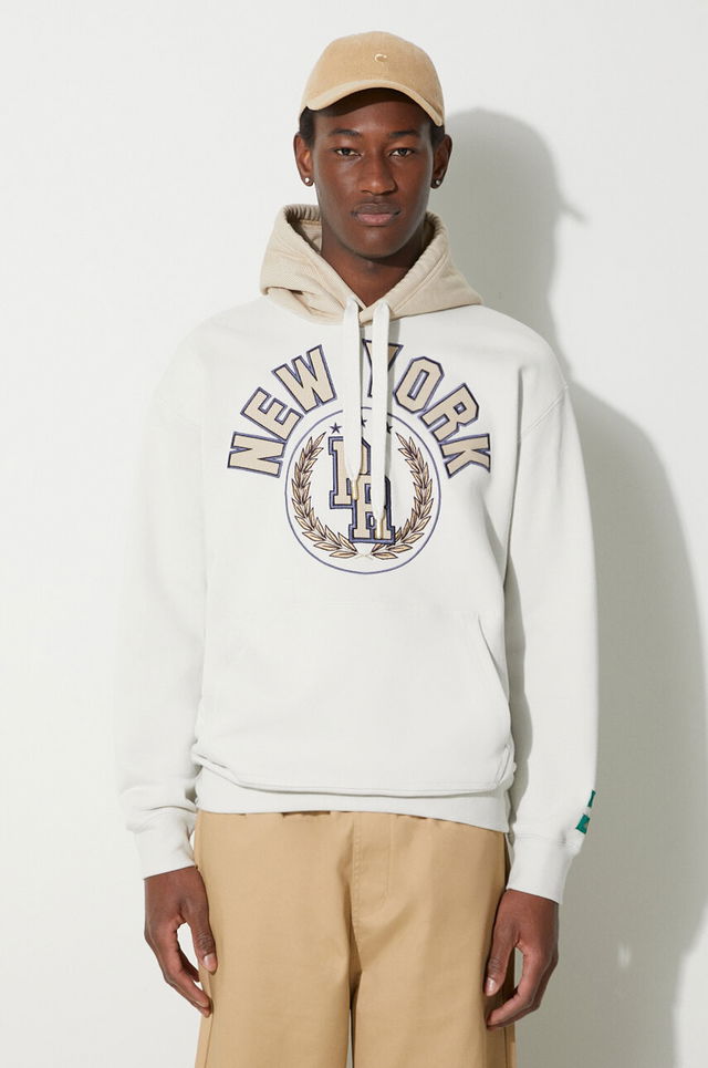 RHUIGI Cotton Hoodie with New York Graphic