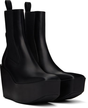Облекло Rick Owens Rick Owens Hollywood Sliver Platform Beatle Boots Черно | RP01E7851 LOO, 3