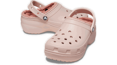 Кецове и обувки Crocs Classic Platform Lined Clogs Розово | 207938-6TY, 1