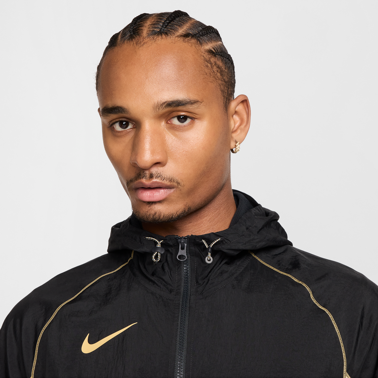 Ветровка Nike Strike+ Hooded Football Jacket Черно | HJ3802-013, 1