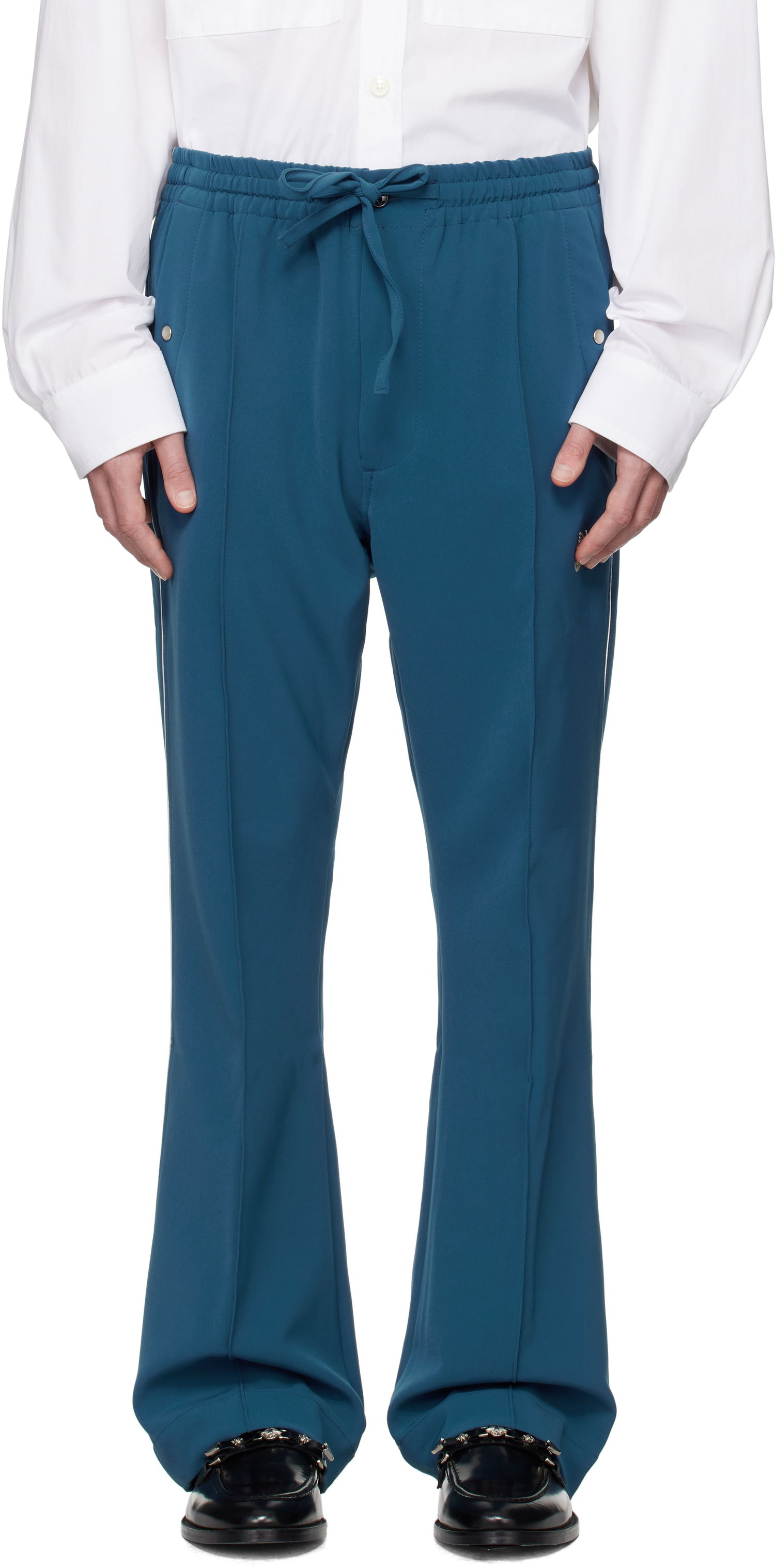 Панталони Needles Piping Cowboy Trousers Синьо | PU209, 0