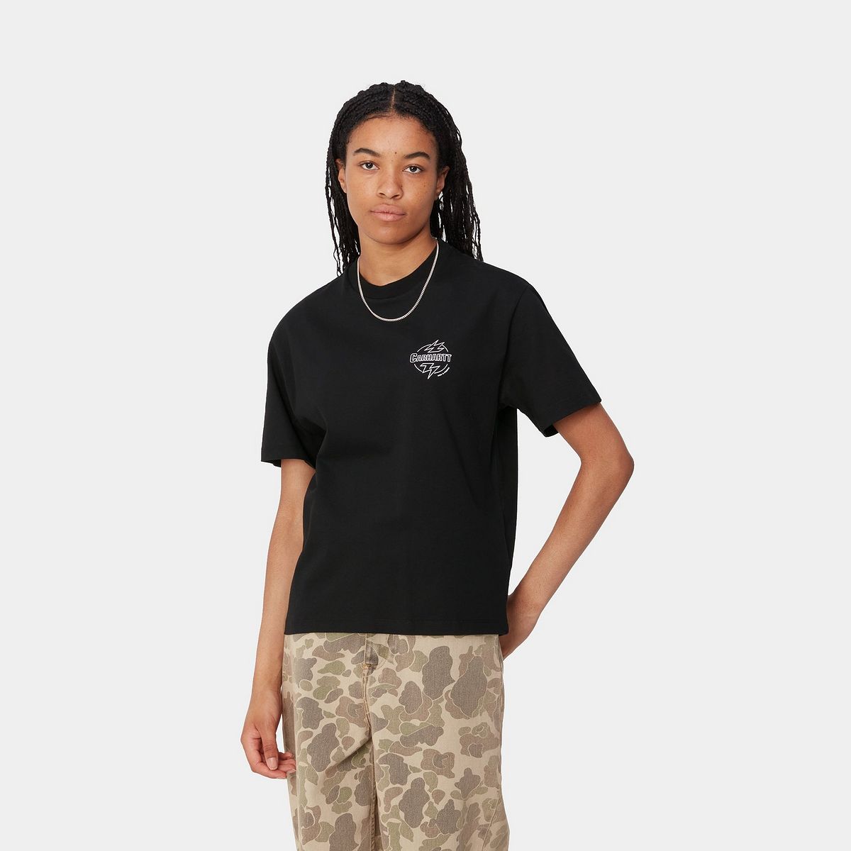 Тениска Carhartt WIP Short Sleeve Ablaze Graphic T-Shirt Черно | I033676_8, 0