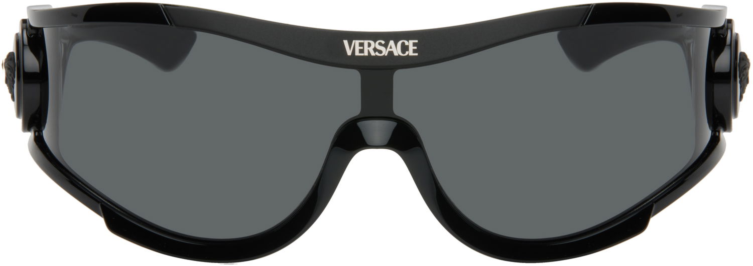 Слънчеви очила Versace Medusa Medallion Shield Sunglasses Черно | 0VE4475 53608742 8056262147641, 0
