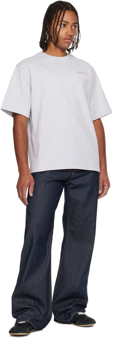 Тениска Casablanca 'Casablanca' Logo Patch T-shirt Сиво | M-AW25-JTS-044-02, 3