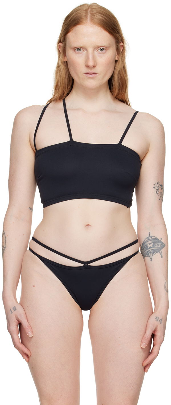 Сутиен Baserange Asymmetrical Bikini Top Черно | SWNT-PA-000