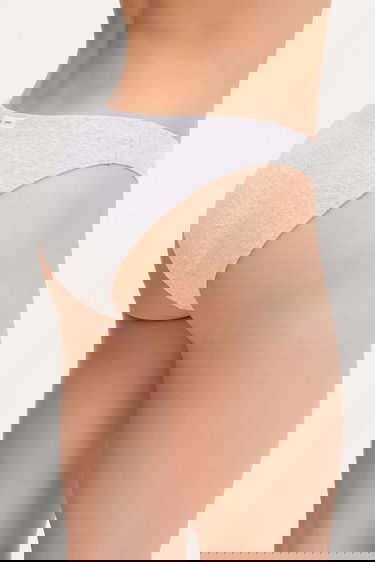 гащички Samsoe Samsoe Samsoe Samsoe SANAOMI Briefs Сиво | F25100126, 1