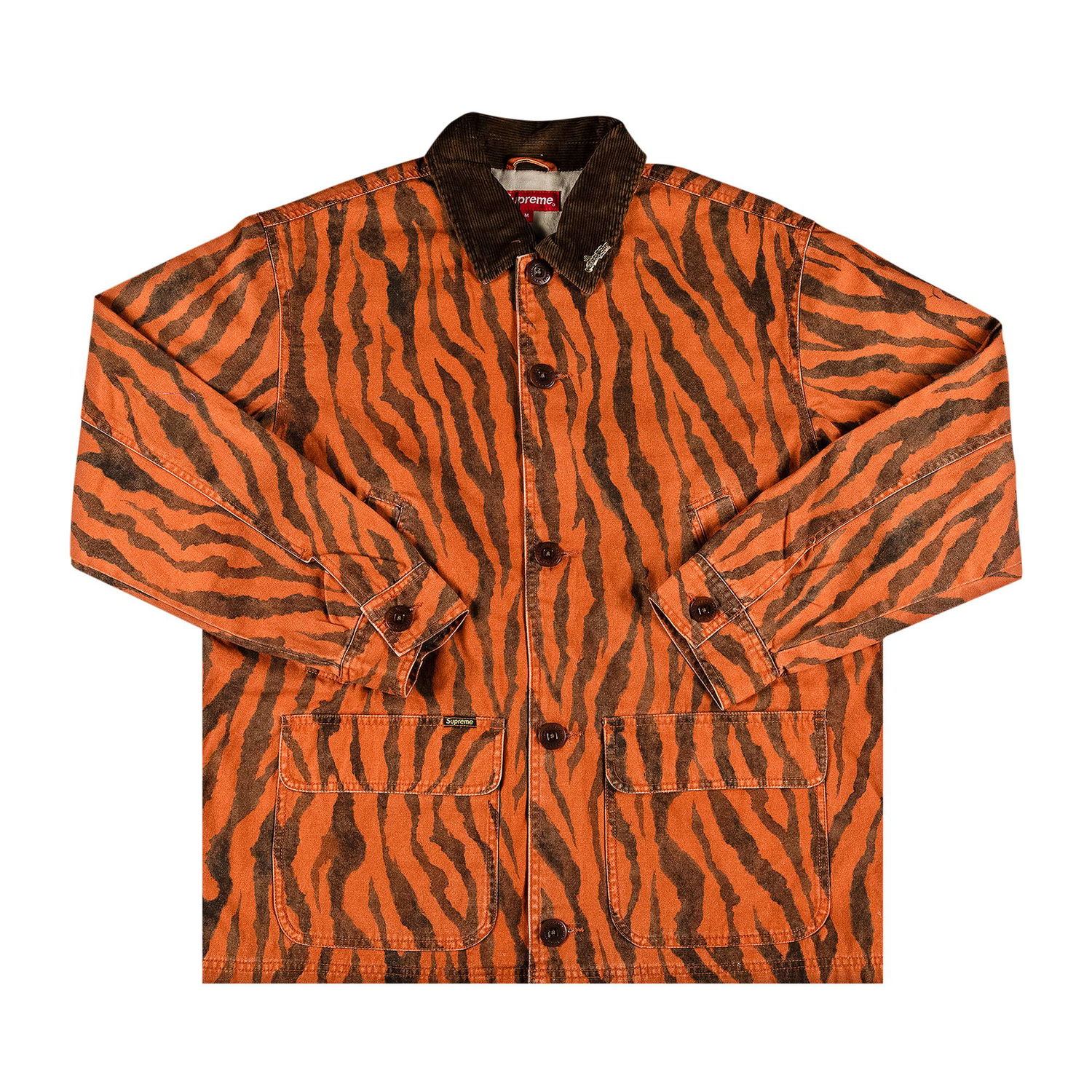 Пуловер Supreme Barn Coat Оранжево
 | SS21J93 TIGER STRIPE, 1