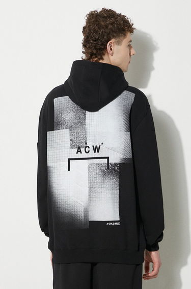 Суитчър A-COLD-WALL* Brutalist Hoodie With Print Черно | ACWMW094, 0