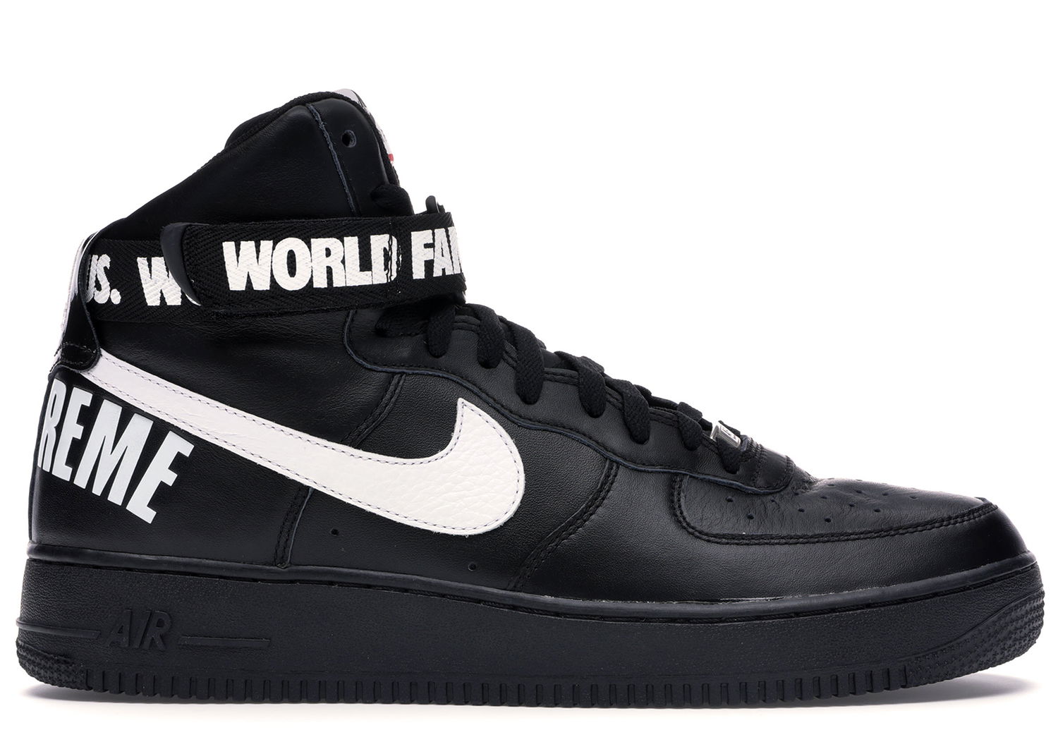 Кецове и обувки Nike Air Force 1 High Supreme World Famous Black Черно | 698696-010, 0