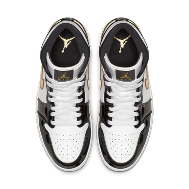 Кецове и обувки Jordan Air Jordan 1 Mid Patent "Black Gold" Многоцветен | 852542-007, 4