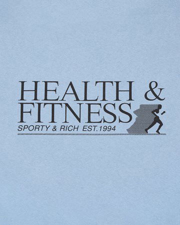 Пуловер Sporty & Rich Health & Fitness Crewneck Синьо | CR834SK, 1