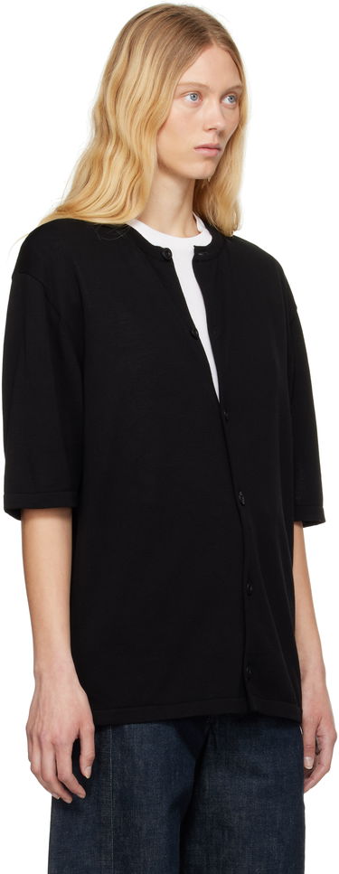 Пуловер LEMAIRE Lemaire Short Sleeve Cardigan Черно | TO1371 LK1041, 1