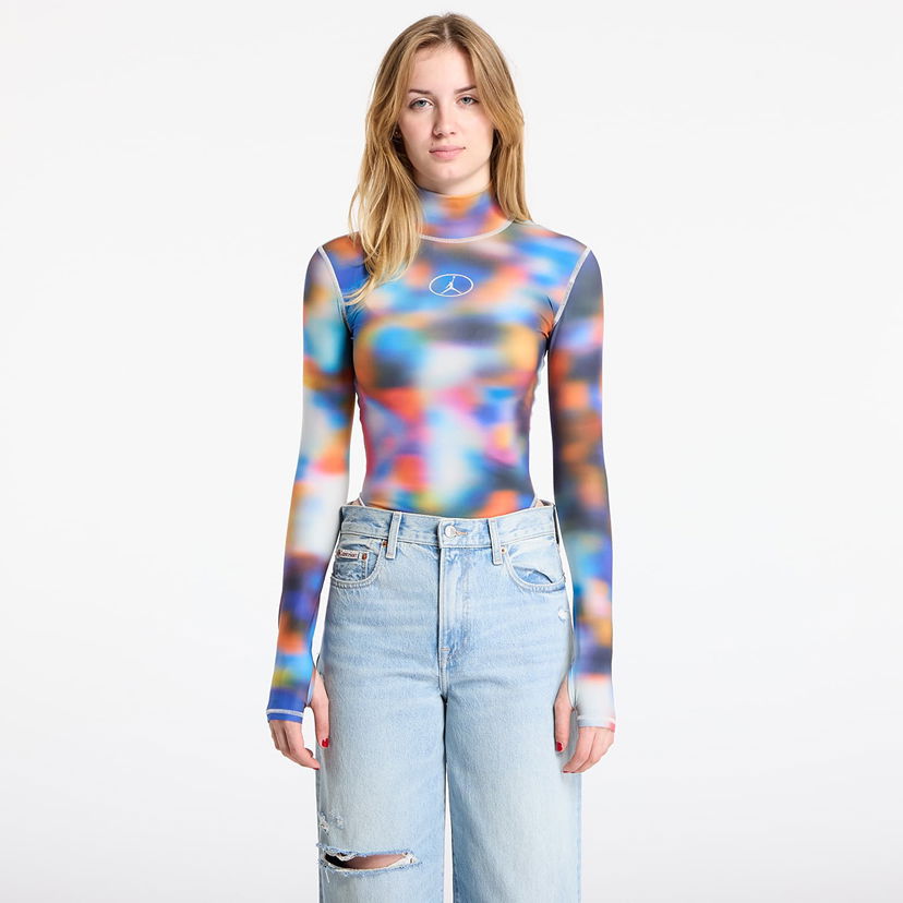 боди Jordan Flight Mountainside Printed Long-Sleeve Bodysuit Многоцветен | HV3334-043