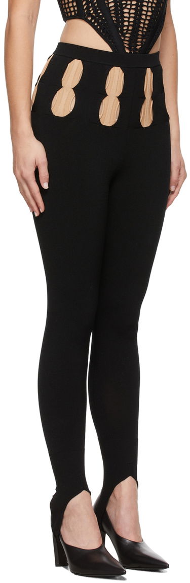 Клинове Dion Lee Double Stirrup Leggings Черно | C7015F21, 1