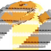 Beams Plus Jacquard Stripe Pocket Tee