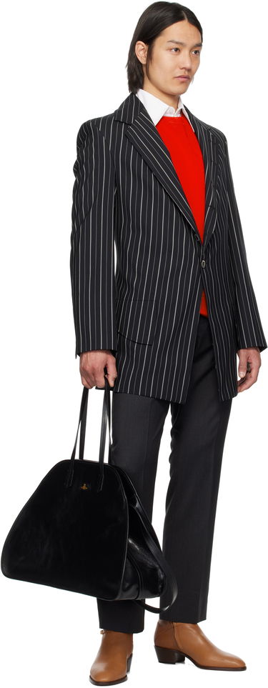 Яке Vivienne Westwood Vivienne Westwood Pinstripe DL Blazer Черно | 2301001Y-W0123-, 3