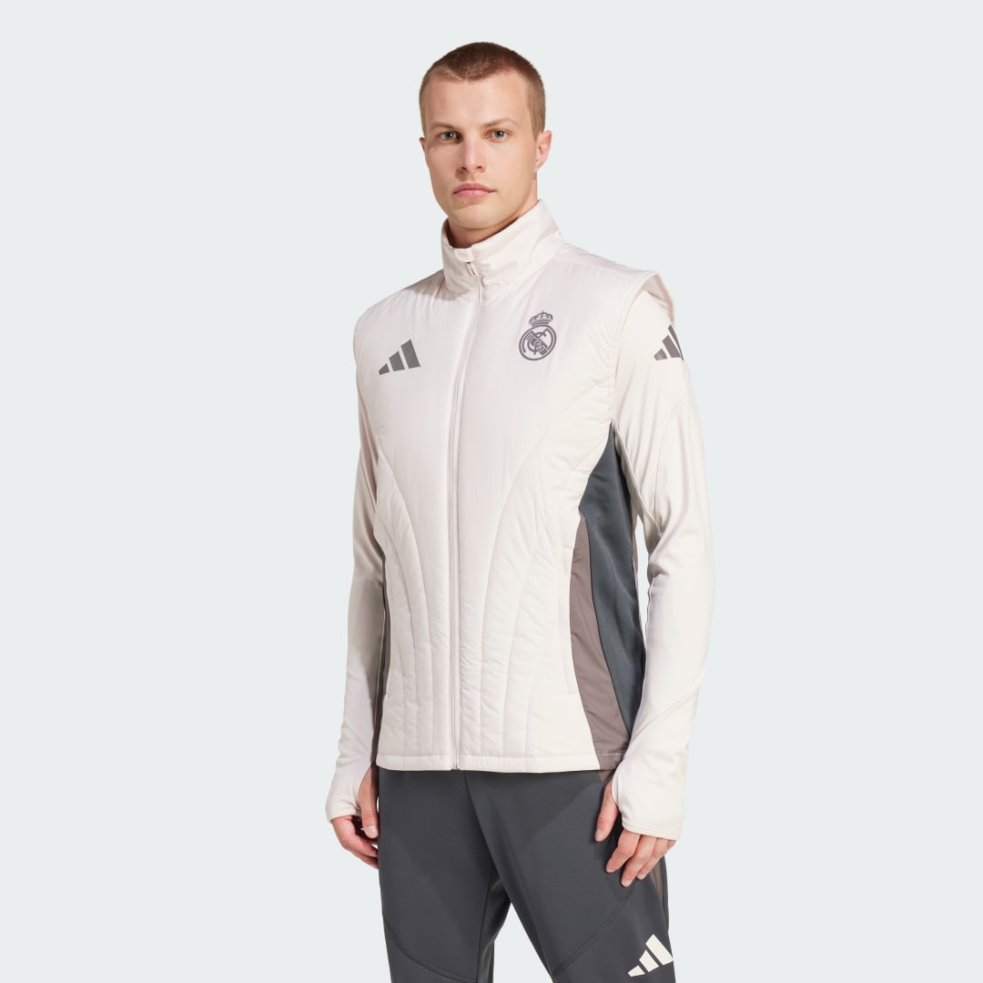 Жилетка adidas Performance Real Madrid Winterized Бяло | IT5130, 0