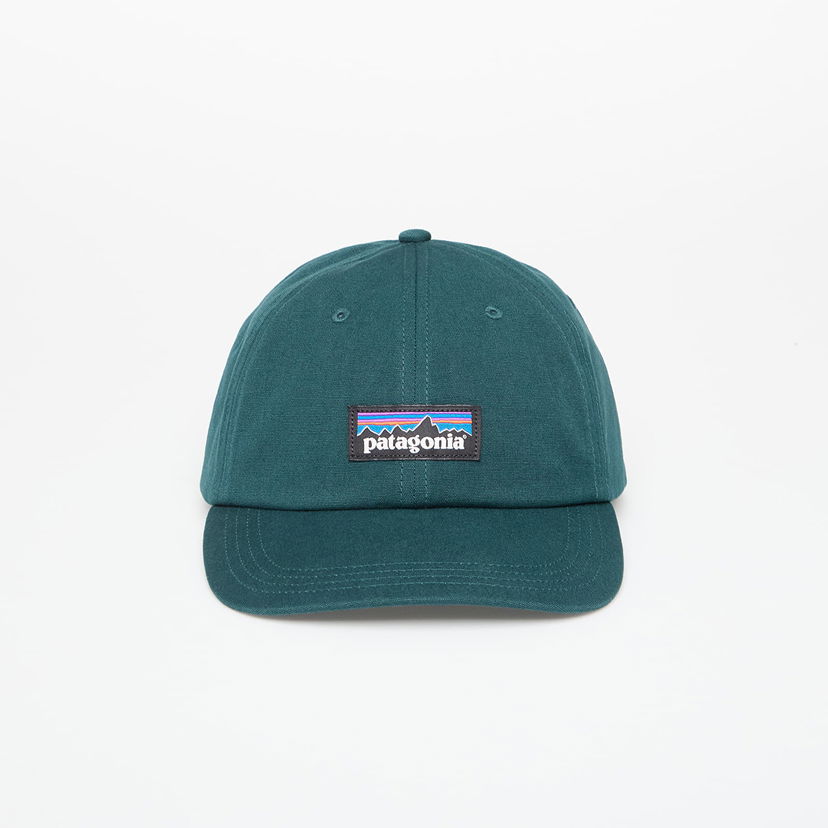 Шапка с козирка Patagonia Patagonia P-6 Label Trad Cap Зелено | 38296 CASG