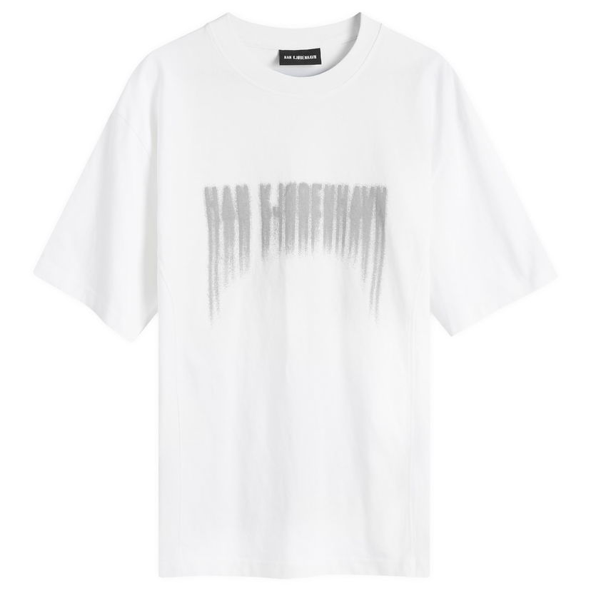 Тениска Han Kjøbenhavn Faded Logo Boxy T-Shirt Бяло | M-134014-225