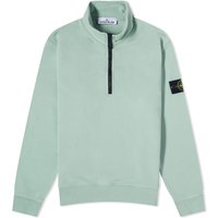 Пуловер Stone Island Garment Dyed Half Zip Sweat Зелено | 801561951-V0052, 1