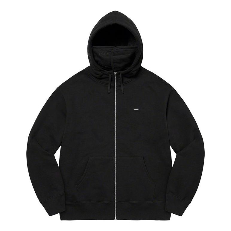 Суитчър Supreme Small Box Facemask Zip Up Hoodie Черно | SUP-FW21-320, 0
