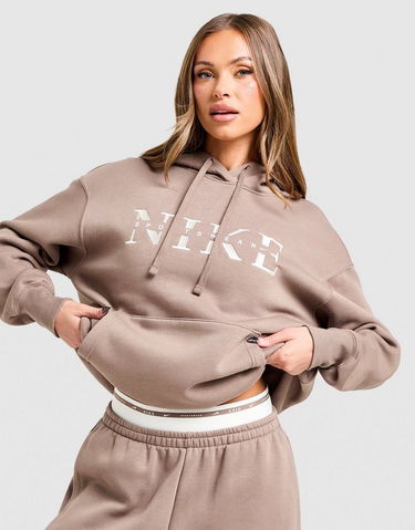 Суитчър Nike NSW Phoenix Fleece Pullover Hoodie Кафяво | IH4054-214, 1