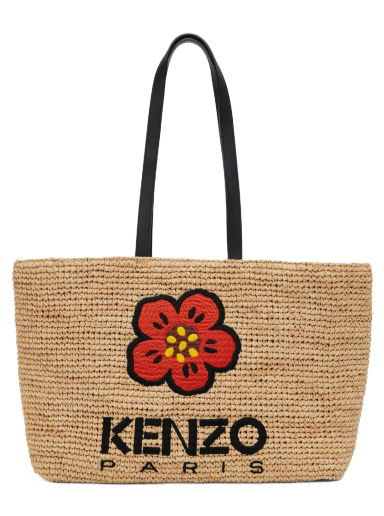 Голяма пазарска чанта KENZO Paris Large Boke Flower Tote Bag Бежово | FD52SA561F02