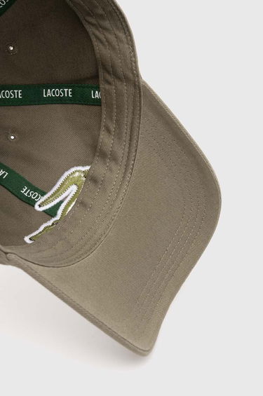 Шапка с козирка Lacoste Adjustable Organic Cotton Twill Cap Черно | RK9871, 3