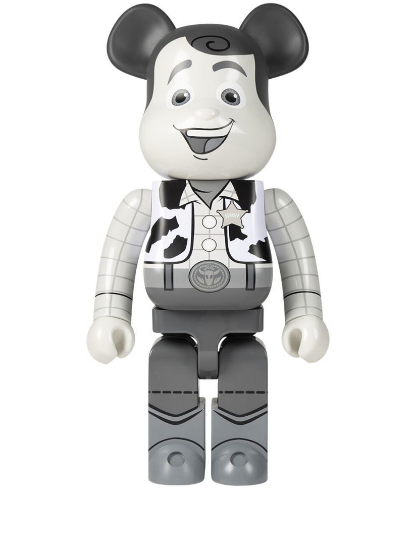 Колекционерско Medicom Toy Disney Woody BE@RBRICK 1000% figure - Black Сиво | MEDI013519774217