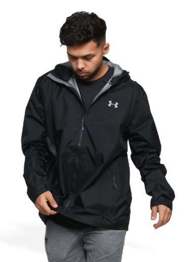 Ветровка Under Armour Forefront Rain Jacket Черно | 1321439-001