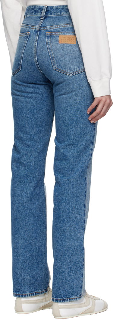 Дънки Maison Margiela MM6 Maison Margiela Straight-Leg Jeans Синьо | S52LA0256 M30018, 2