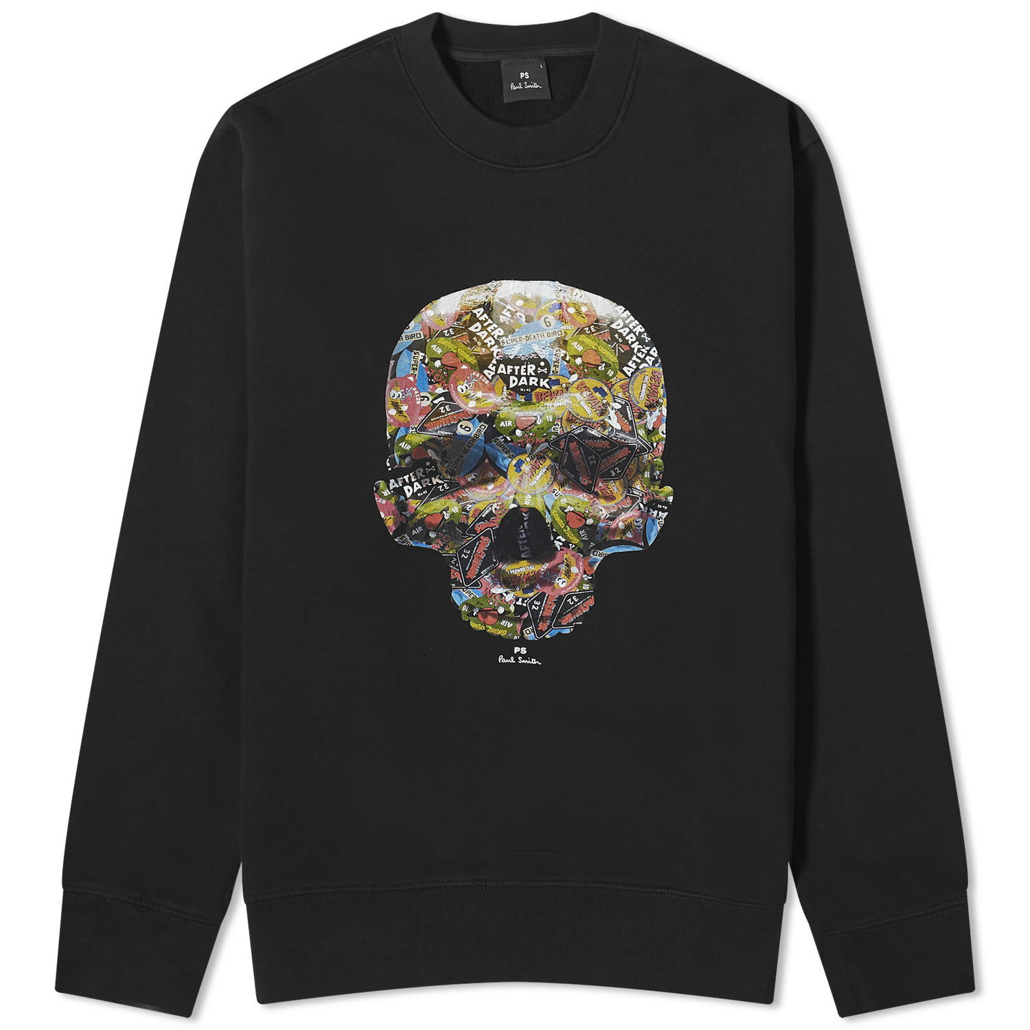Пуловер Paul Smith Paul Smith Sticker Skull Crew Sweat Черно | M2R-027R-MP4436-79, 1