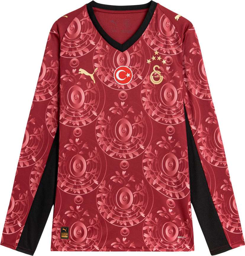 Фланелка Puma Galatasaray SK 3rd Replica Long Sleeve Jersey 2025/26 Бургунди | 788432-03