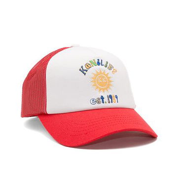 Шапка с козирка Karl Kani Woven Signature Trucker Cap Red/White Червено | KK7010030, 0