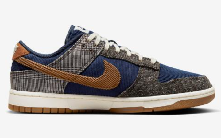 Кецове и обувки Nike Dunk Low "Tweed Corduroy" Кафяво | FQ8746-410, 1