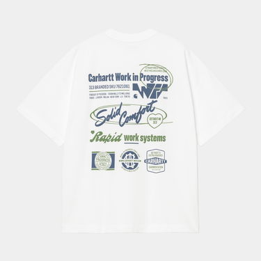 Тениска Carhartt WIP Short Sleeve Networks T-Shirt Бяло | I035624_9, 1