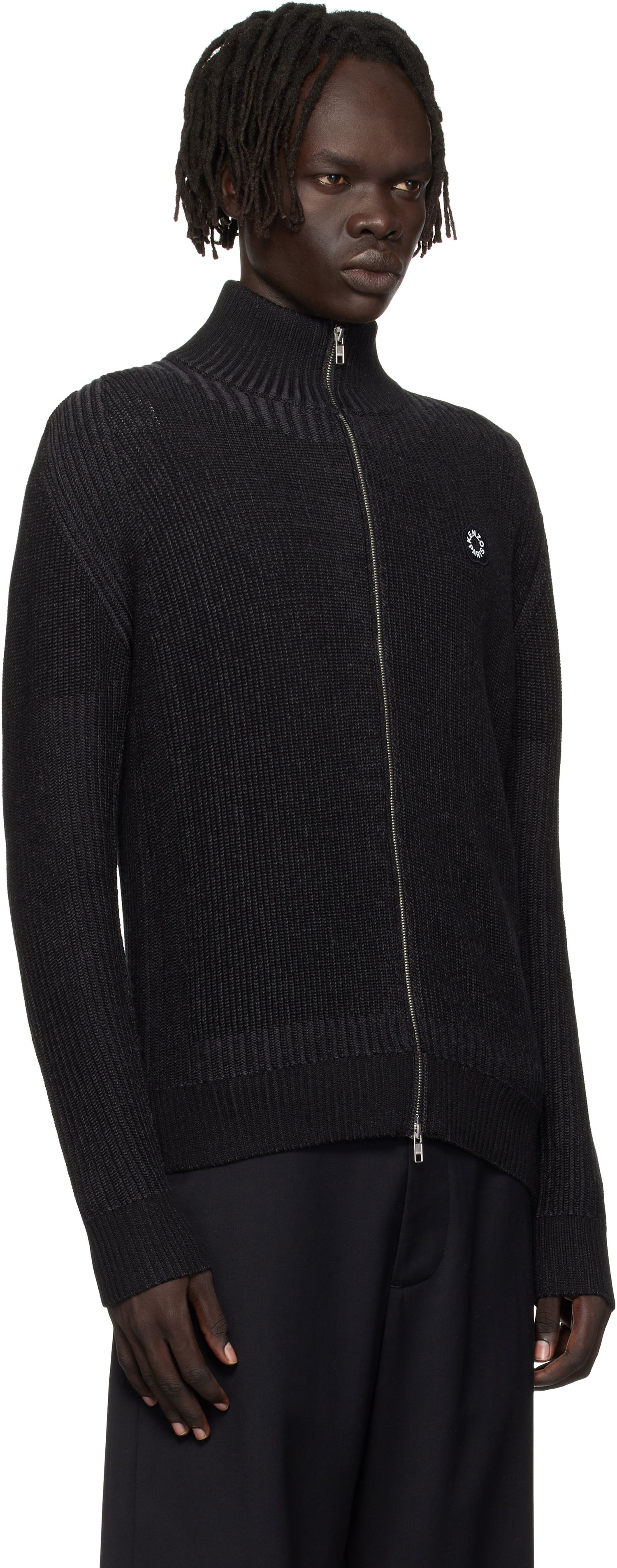 Пуловер KENZO Kenzo Paris 'Boke Flower 2.0' Zip Cardigan Черно | FF65CA7403LH, 1
