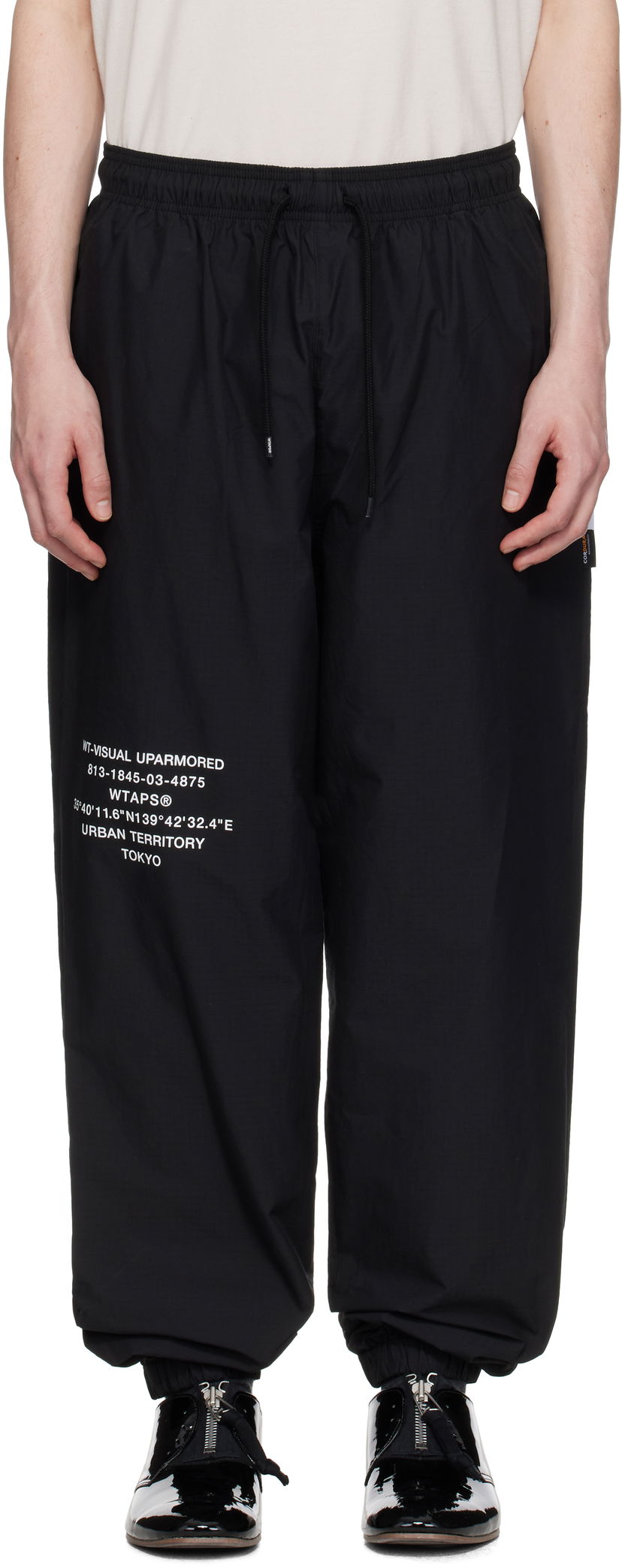 Панталони WTAPS WTAPS SPST2002 Lounge Pants Черно | 251CWDT-PTM04