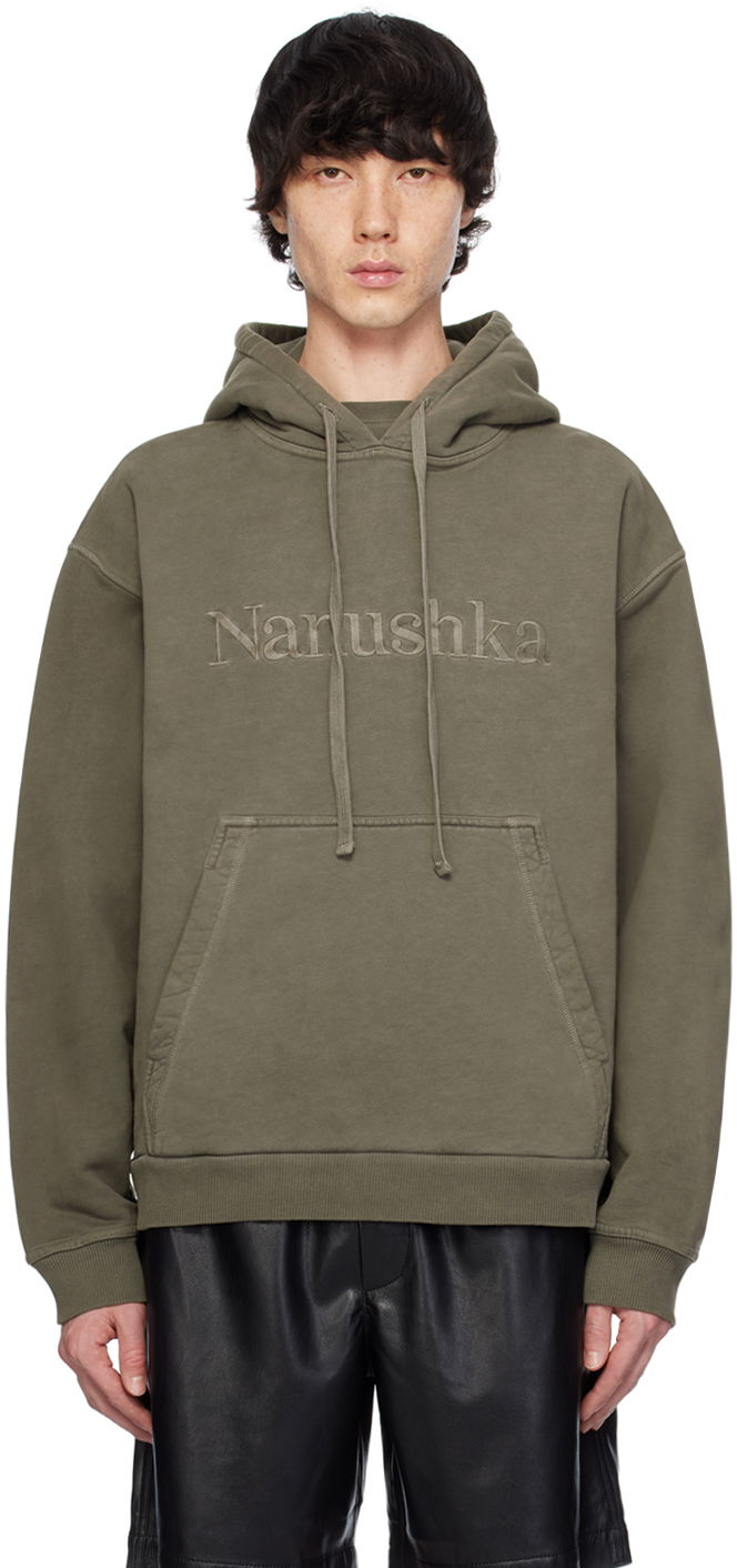 Суитчър Nanushka Ever Hoodie Зелено | NU23PFSW00695