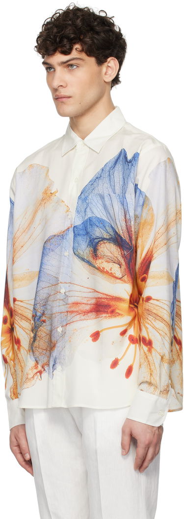 Риза Orlebar Brown Floral Print Shirt Многоцветен | 280053, 3