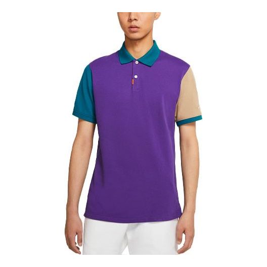 Поло тениска Nike Slim Fit Breathable Short Sleeve Polo Лилаво | CV2481-547, 0