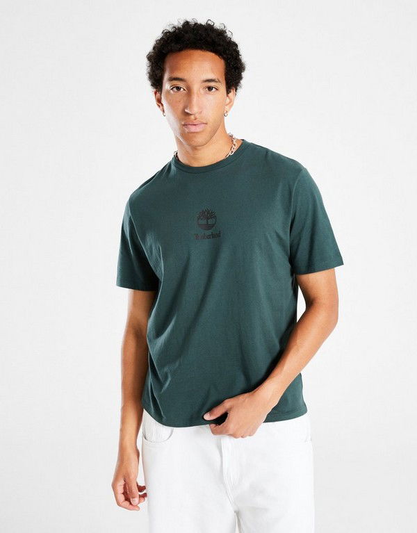 Тениска Timberland New Small Logo Print Short Sleeve T-Shirt Зелено | TB0A6WWTA0M1, 0